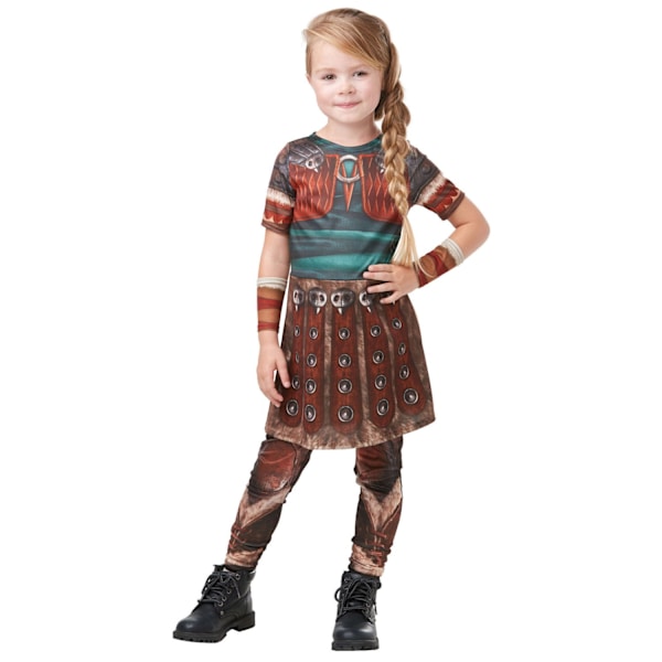 Hur du tränar din drake Astrid dräkt 5-6 år brun/blå Brown/Blue 5-6 Years