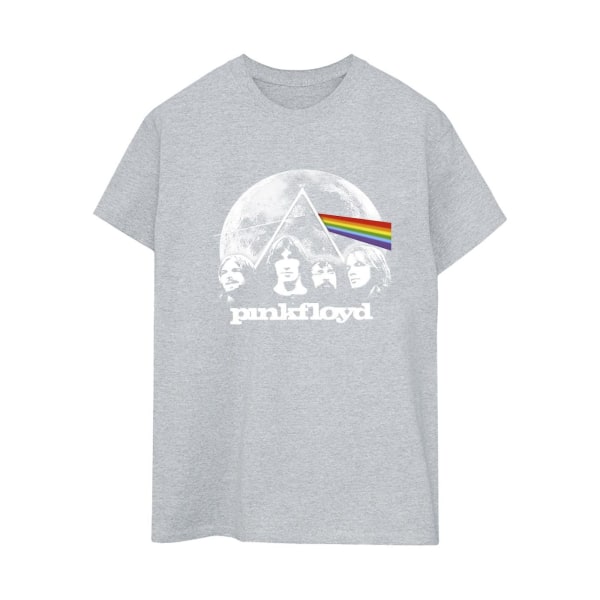 Pink Floyd Dam/Damer Moon Prism Blå Bomull Boyfriend T-shirt Sports Grey S