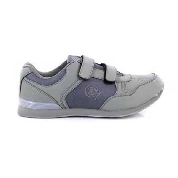 Dek Drive Touch Fastening Trainer-Style Lawn Bowling Shoes för män Grey 11 UK
