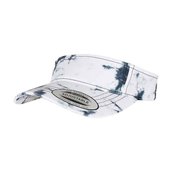 Flexfit Batik Dye Visor Cap One Size Svart/Vit Black/White One Size