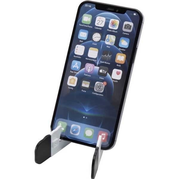 Buna Vikbart Mobiltelefonställ av Återvunnen Plast One Size Vit White One Size