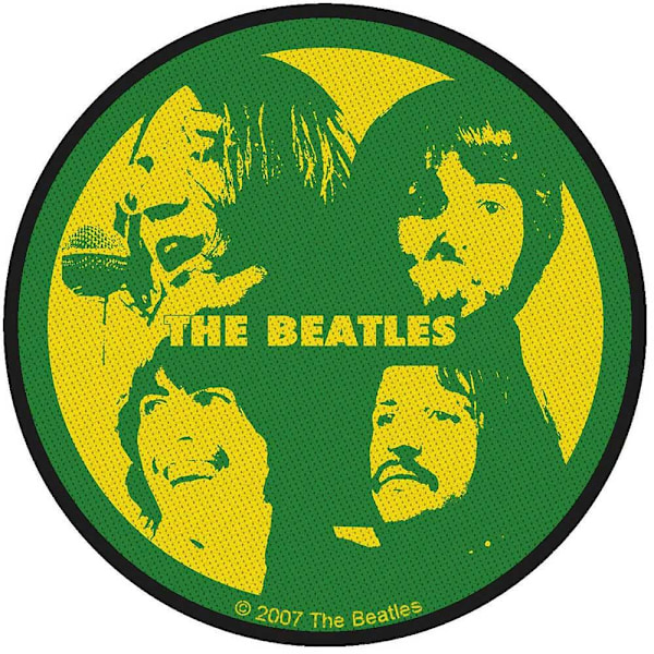 The Beatles Let It Be Strykjärnsmärke En Storlek Grön/Gul Green/Yellow One Size