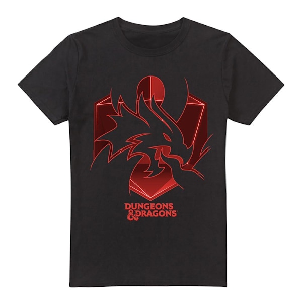 Dungeons & Dragons Herr Ampersand Utskuren T-Shirt XL Svart Black XL