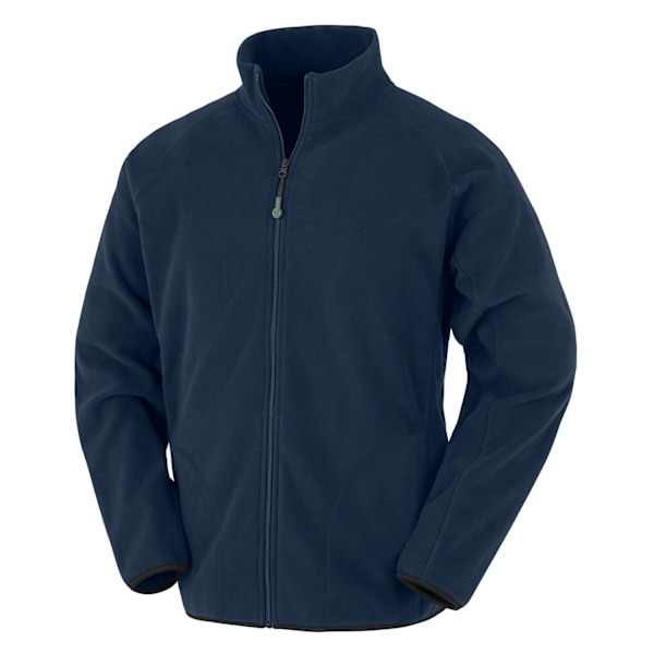 Result Äkta Återvunnen Herr Fleece Jacka M Marinblå Navy M