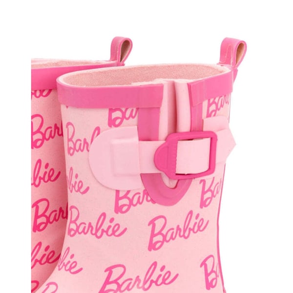 Barbie Barn/Kids Wellington Stövlar Storlek 13 UK Barnrosa Pink 13 UK Child