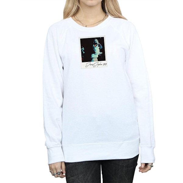 Janis Joplin Dam/Kvinnor Minnen 1970 Sweatshirt M Vit White M