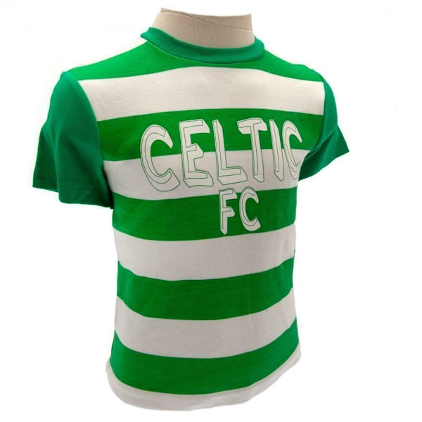 Celtic FC Baby T-Shirt & Shorts Set 3-6 månader Vit/Grön White/Green 3-6 Months
