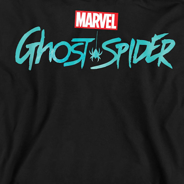 Spider-Man Unisex Vuxen Ghost-Spider Logotyp Sweatshirt XXL Svart Black XXL