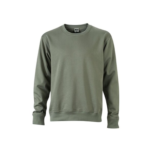 James och Nicholson Unisex Workwear Sweatshirt XXL mörkgrå Dark Grey XXL