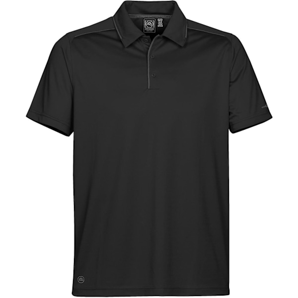 Stormtech Mens Inertia Sport Polo Shirt S Svart Black S