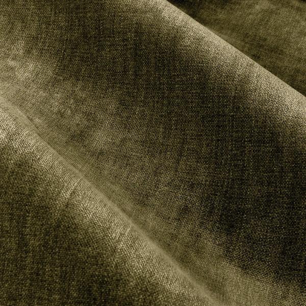 Yard Chenille Velvet Öglett Gardiner 168cm x 137cm Oliv Olive 168cm x 137cm