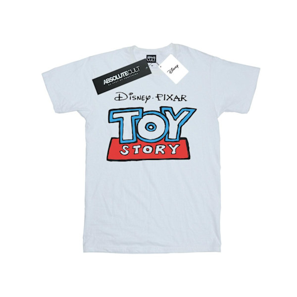 Disney Girls Toy Story Cartoon Logo Bomull T-shirt 5-6 år Vit White 5-6 Years