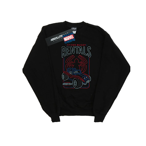 Marvel Mens Spider-Man Spider-Buggy Rentals Sweatshirt S Svart Black S