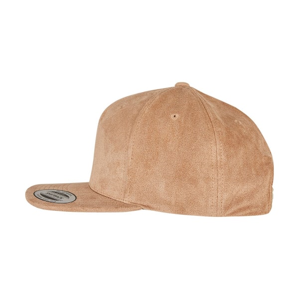 Flexfit Unisex Adult Faux Suede Snapback Cap One Size Khaki Khaki One Size