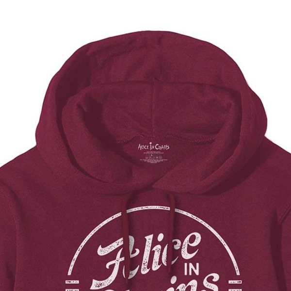 Alice In Chains Unisex Vuxen Cirkellogotyp Pullover Hoodie S Maroon Maroon S