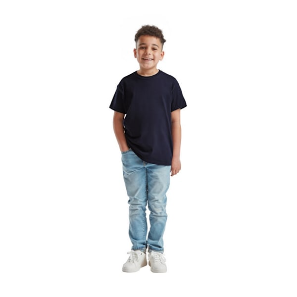 Fruit of the Loom Barn/Barn Original T-shirt 9-11 år De Deep Navy 9-11 Years