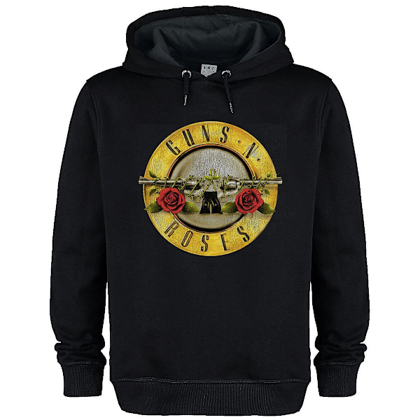 Amplified Unisex Adult Drum Guns N Roses Hoodie S Svart Black S