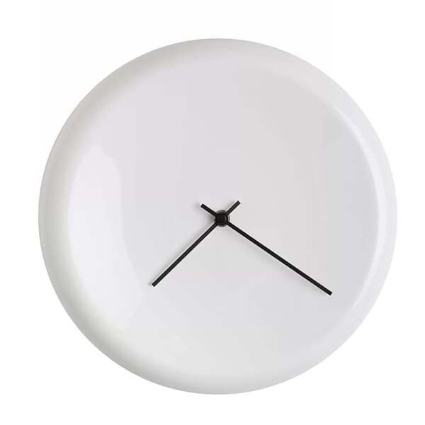 Interval Keramisk Skivväggklocka En Storlek Vit White One Size