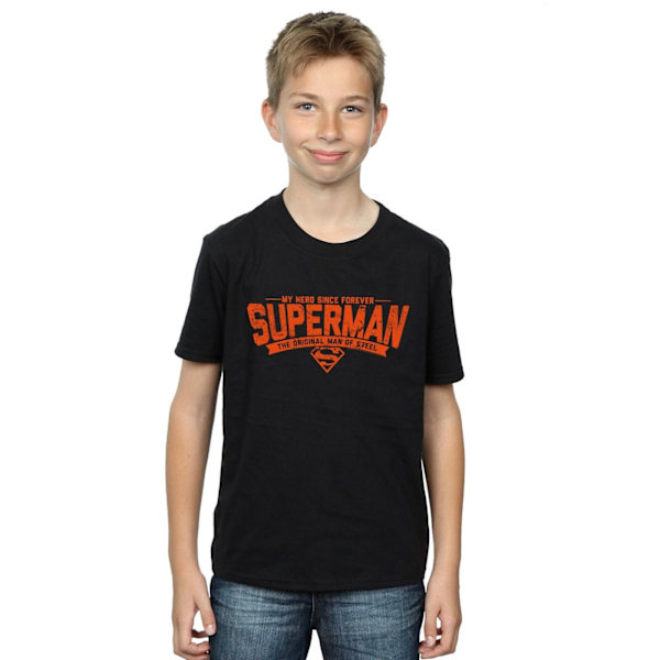 DC Comics Boys Superman My Hero T-shirt 9-11 år Svart Black 9-11 Years