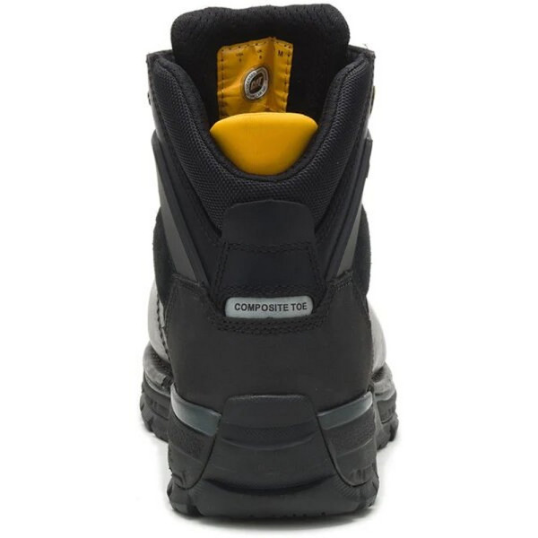 Caterpillar Mens Excavator Grain Leather Safety Boots 11 UK Bla Black 11 UK