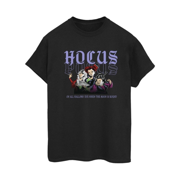 Disney Dam/Damer Hocus Pocus Hallows Eve Bomull Boyfriend T Black 4XL