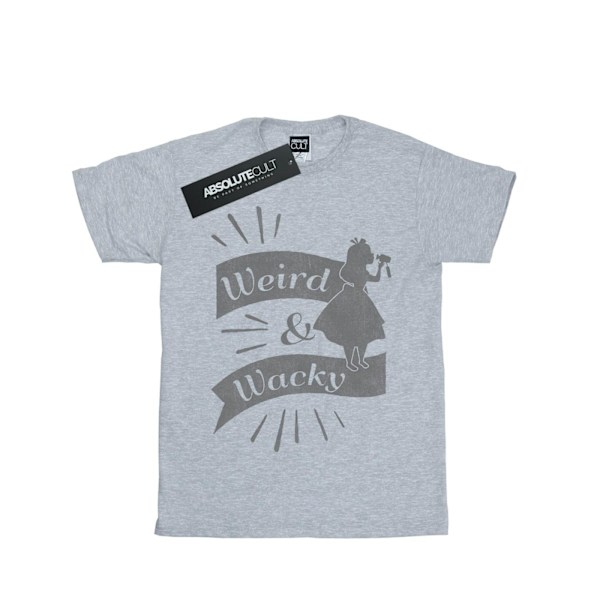 Disney Boys Alice In Wonderland Weird And Wacky T-Shirt 5-6 År Sports Grey 5-6 Years