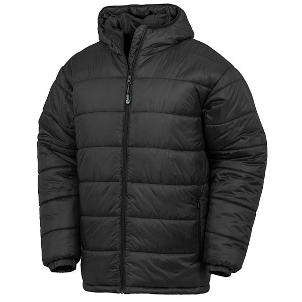 Result Äkta Återvunnen Unisex Vuxen Återvunnen Vadderad Parka XS B Black XS
