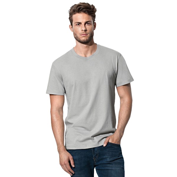 Stedman Unisex Vuxen Klassisk T-shirt XL Ljusgråmelerad Heather Grey XL