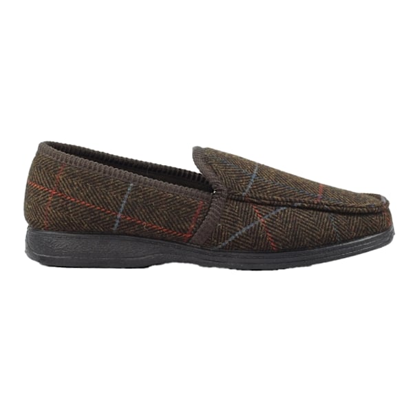 Lazy Dogz Eisenhower Tofflor Herr 12 UK Brun Brown 12 UK
