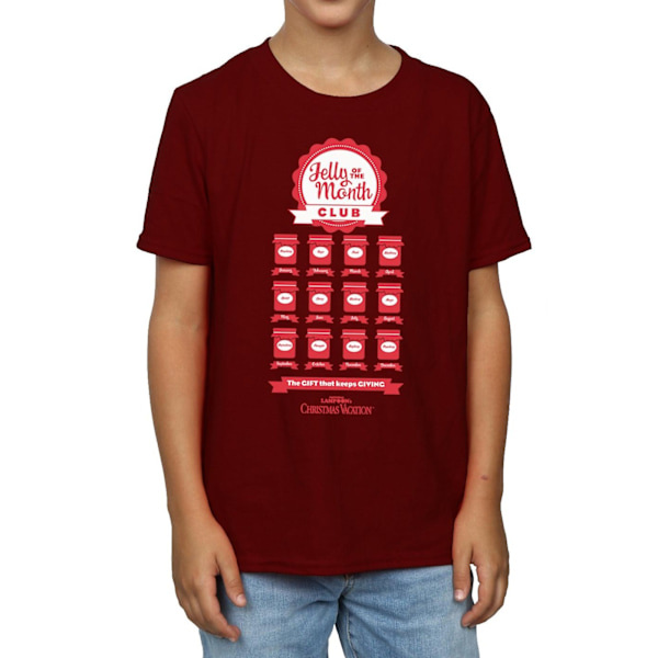 National Lampoon's Christmas Vacation Boys Jelly Club T-Shirt 1 Burgundy 12-13 Years