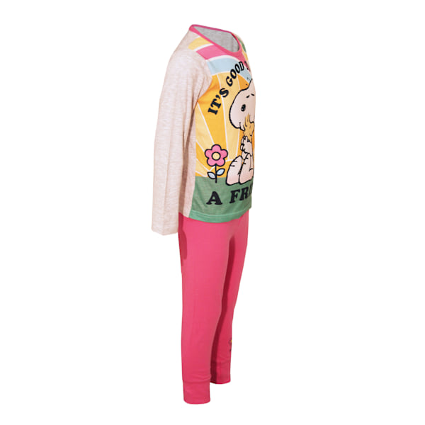 Peanuts Girls It`s Nice To Have A Friend Lång Pyjamas Set 9-10 Y Pink 9-10 Years