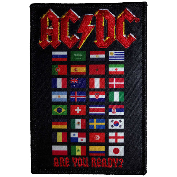 AC/DC Are You Ready? Flaggor Strykmärke En Storlek Flerfärgad Multicoloured One Size