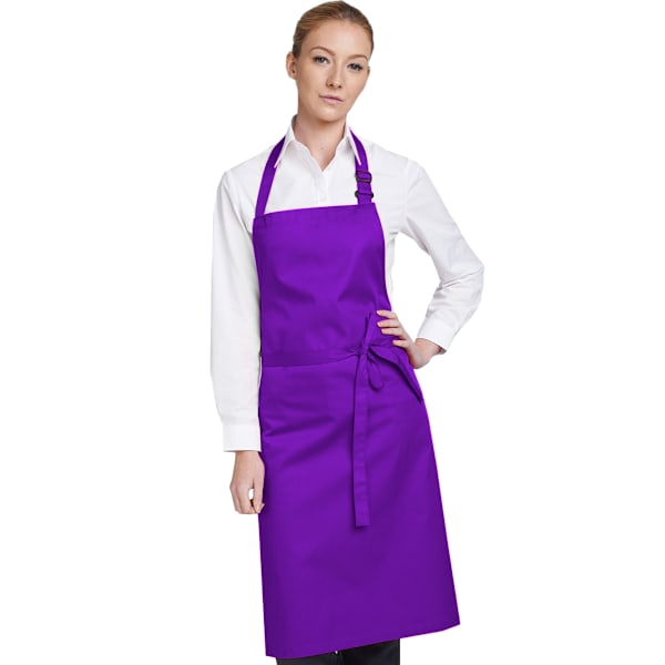 Dennys Flerfärgad Haklappsförkläde 28x36 tum En Storlek Lila Purple One Size