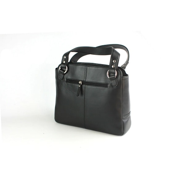 Eastern Counties Leather Damväskor/Dam Janie Läderhandväska På Black One Size