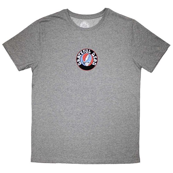 Grateful Dead Unisex Vuxen Mini Steal Your Face Logotyp T-shirt L Grey L