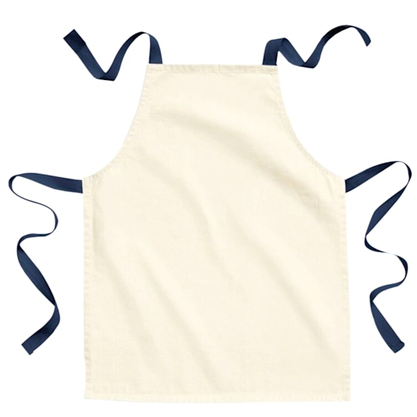 Westford Mill Barn/Barn Junior Bomullshantverk Förkläde En Storlek Natural/French Navy One Size