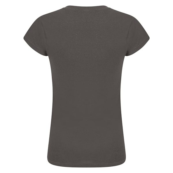 Casual Classic Dam/Kvinna T-shirt M Kolgrå Charcoal M