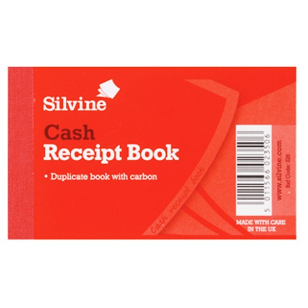 Silvine Duplikat Kvittobok 60 Blad (Förpackning Om 36) En Red One Size