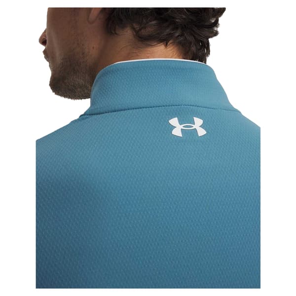 Under Armour Herr Matchplay Quarter Zip Fleecetopp S Blå/Vit Blue/White S