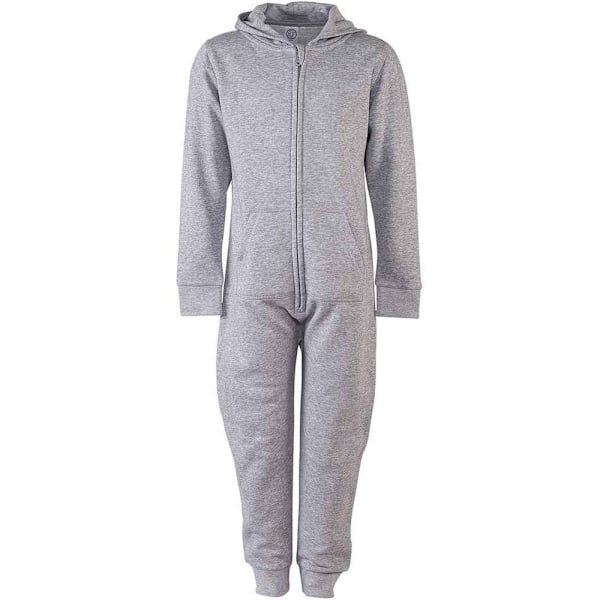SF Minni Barn/Barn Heather All-In-One Nattkläder 3-4 År Grey 3-4 Years