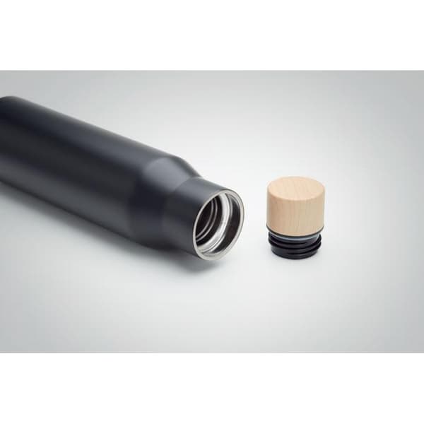 MidOcean Dudinka Dubbelväggig 500ml Flaska One Size Svart Black One Size