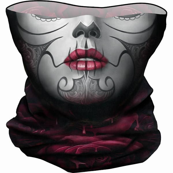 Spiral Direct Blood Rose Snood One Size Black Black One Size