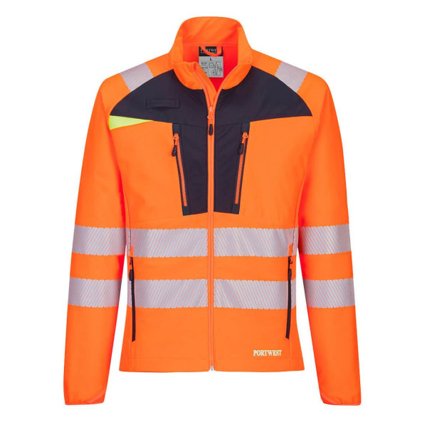 Portwest Mens Hi-Vis Safety Base Layer Topp XXL Orange/Svart Orange/Black XXL