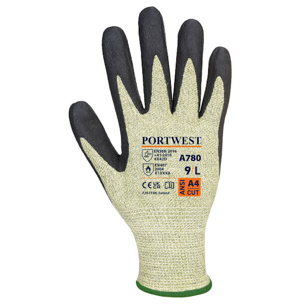 Portwest Unisex Adult Arc Grip Grip Gloves M Green/Black Green/Black M