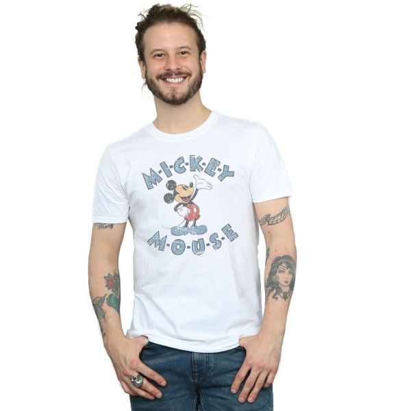 Disney Herr Mickey Mouse Dash T-shirt S Vit White S