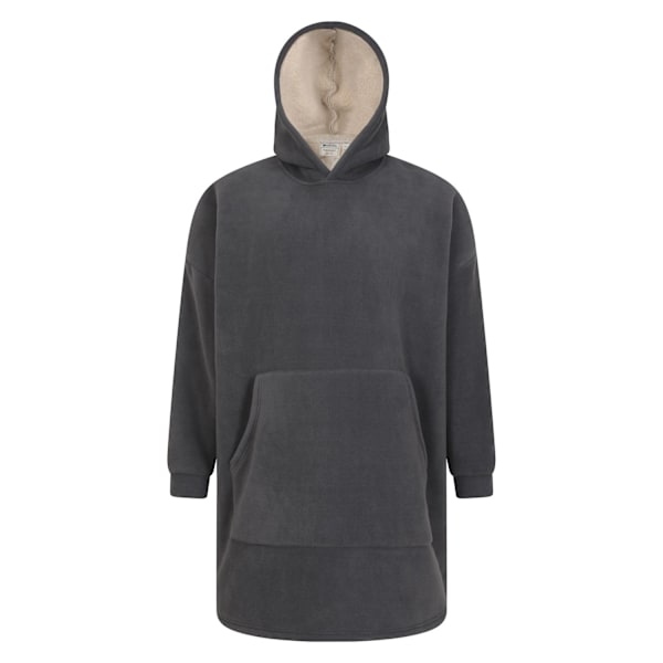 Mountain Warehouse Herr Snug Borg Hoodie Filt En Storlek Grå Grey One Size