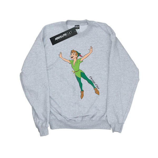 Peter Pan Girls Classic Flying Cotton Sweatshirt 5-6 år Spor Sports Grey 5-6 Years