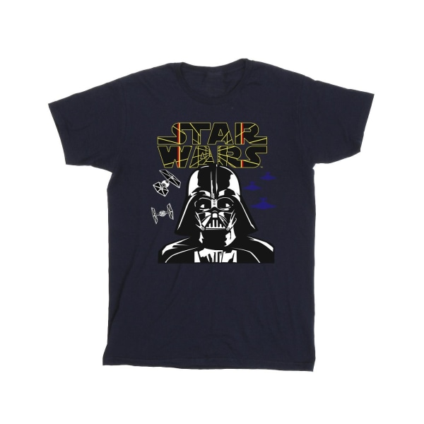 Star Wars Boys Darth Vader Comp Logo T-shirt 12-13 år Navy B Navy Blue 12-13 Years