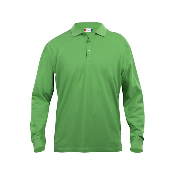 Clique Classic Lincoln långärmad poloskjorta S Apple Green Apple Green S