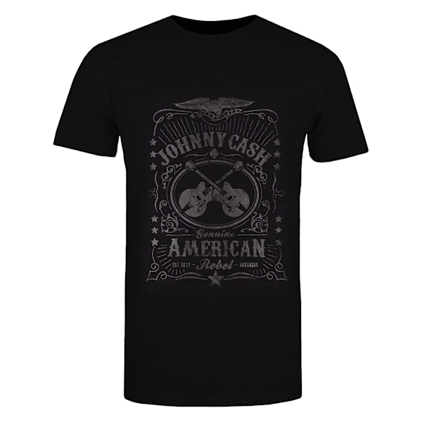 Johnny Cash Unisex Vuxen American Rebel T-Shirt M Svart Black M